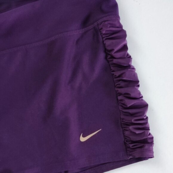 Nike Dri-Fit athletic shorts women's size M purple inner lining - Picture 3 of 12